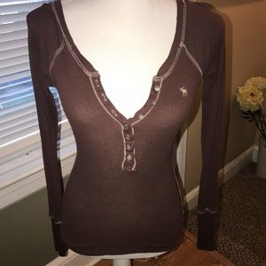 Abercrombie and Fitch thermal long sleeved shirt